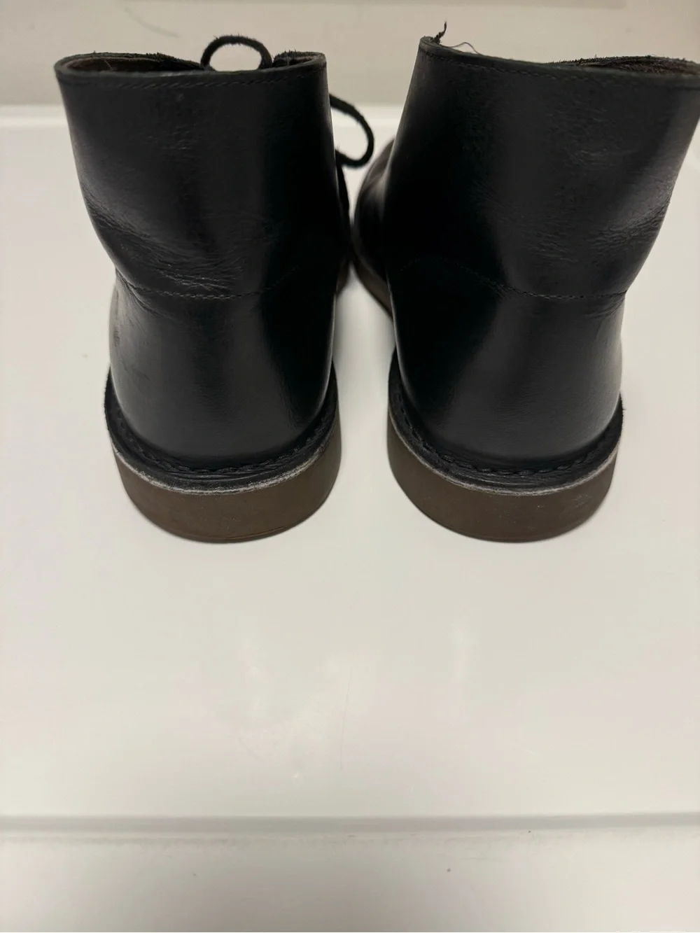 Clarks Bushacre 2 Men’s Black Leather Chukka Boots
